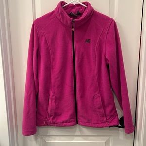 New balance magenta fleece jacket